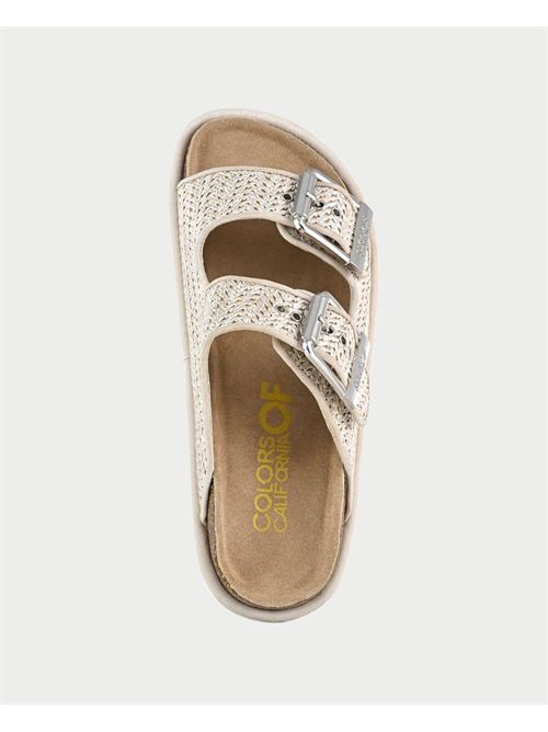 Sandali Colors of California con fasce in rafia COLORS OF CALIFORNIA | BIOW07SIL